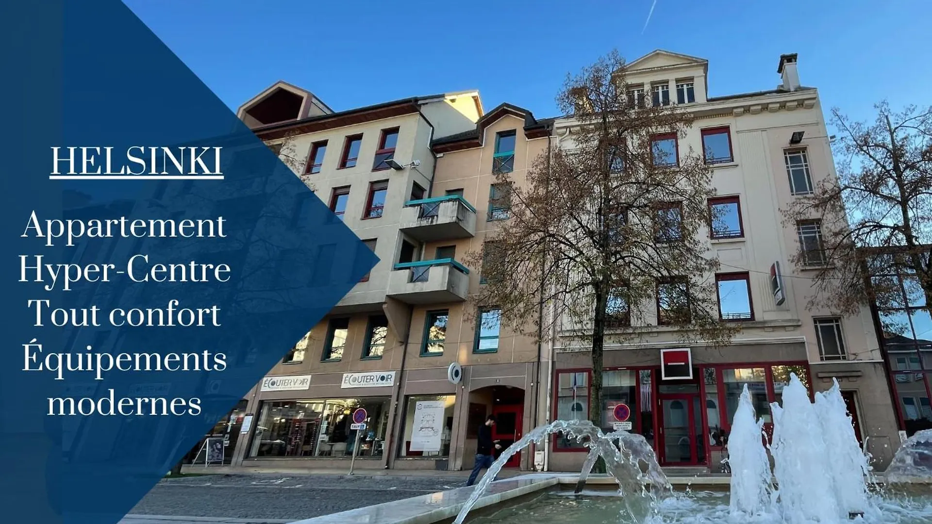Appartement Homey Helsinki - Hyper Centre - Proche Geneve - Terrasse Privee - Wifi & Netflix Annemasse
